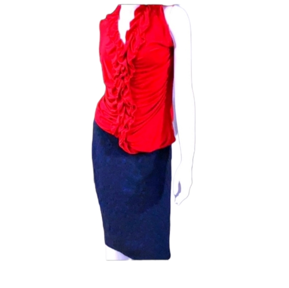 Michael Kors women's stretch pencil skirt midi New - Picture 1 of 10